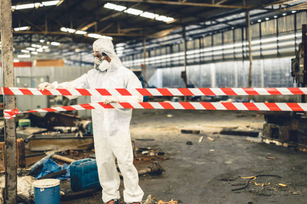 Professional Drug Lab Cleanup technician working in Soda Springs, ID
